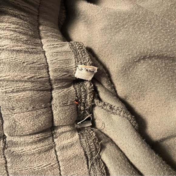 Aerie Offline After Party Velour Drawstring Joggers, Grey, Size Small, EUC - Picture 9 of 9